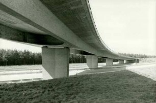 Überführungsbauwerk 3366 am Autobahndreieck Walsrode, 1963