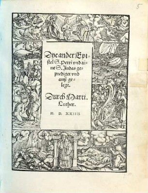Dye ander Epistel S. Petri vnd aine S. Judas geprediget vnd außgelegt