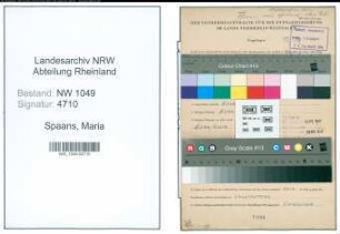 Entnazifizierung Maria Spaans , geb. 28.08.1911 ()