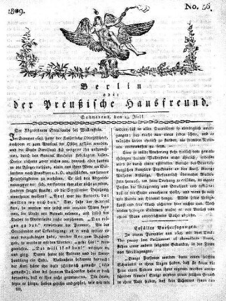 No. 56., 15. Juli 1809
