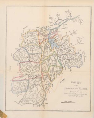 Sketch Map of the province of Kiangsi
