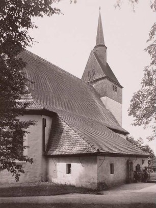 Dorfkirche Förstgen bei Niesky : Mücka-Förstgen. Dorfkirche (16. Jahrhundert, Wiederaufbau 1955)