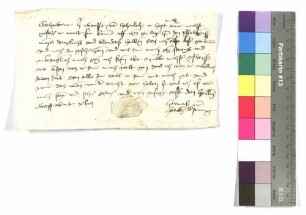 Brief Horneck von Hornberg an Graf Kraft von Hohenlohe.