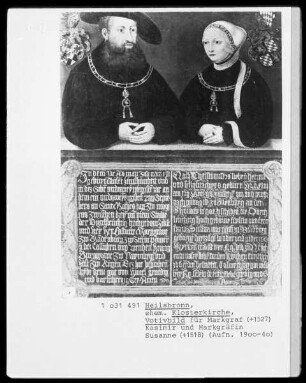 Votivbild für Markgraf Kasimir und Markgräfin Susanne