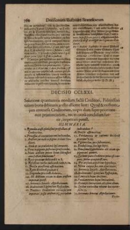 Decisio CCLXXI.