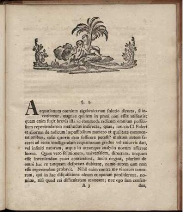 De solutione aequationum directa.