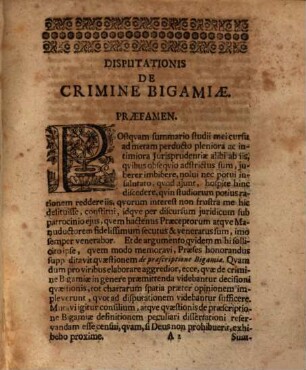 Christiani Thomasii, Potentissimi Borussiæ Regis Consiliarii intimi, Universitatis Fridericianæ Directoris ac Professoris Primarii &c. De Crimine Bigamiae : = Vom Laster der zwiefachen Ehe