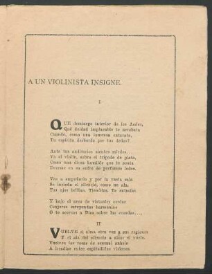 A un violinista insigne.