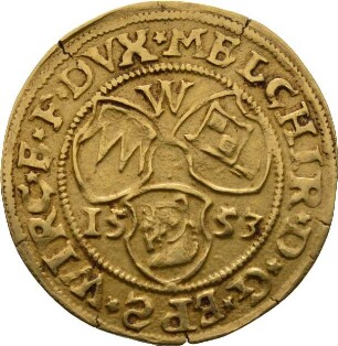 Münze, Goldgulden, 1553