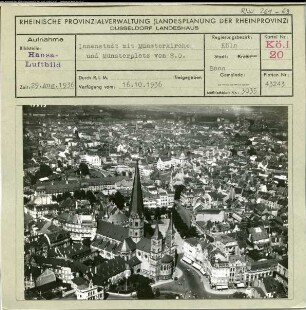 Bonn, Innenstadt mit Münster und Münsterplatz