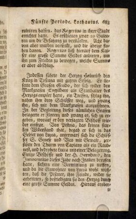 683-693, Indessen fuerte der Herzog Heinrich den Krieg ...