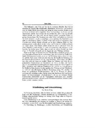 Schulleistung und Lebensleistung