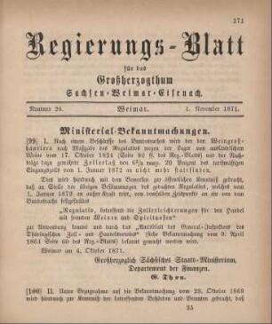 Nr. 26 : 1. November 1871