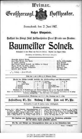 Baumeister Solneß