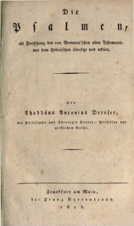 Die Psalmen