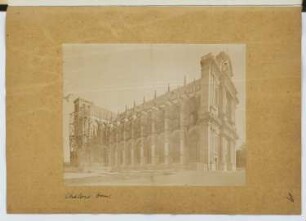 Kathedrale, Sens. Kathedrale, Chalons-en-Champagne: Ansicht (aus: Skizzen- und Fotoalbum 10)