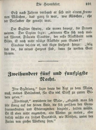 Zweihundert fünf und funfzigste Nacht
