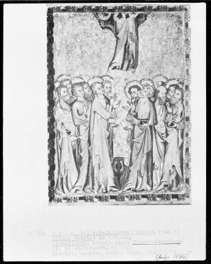 Flügelaltärchen mit Kreuzigung — Himmelfahrt Christi und Ausgießung des Heiligen Geistes — Himmelfahrt Christi