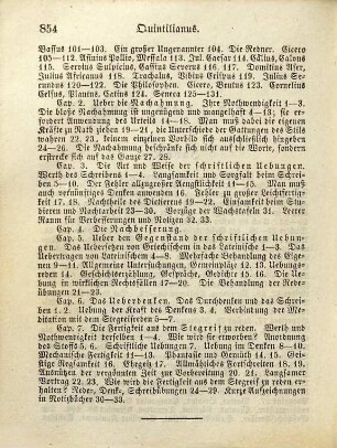 Marcus Fabius Quintilianus Zwölf Bücher Anleitung zur Beredtsamkeit, 8