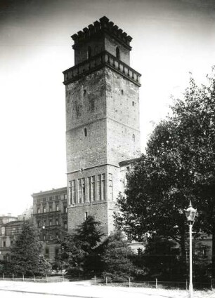 Neiße, Berliner Torturm : Neuße (Nysa/Polen). Berliner Torturm. Ansicht von Westen
