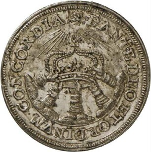 Medaille auf die Krönung des pfälzischen Kurfürsten Friedrich V. zum böhmischen König, 1619