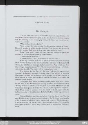 Chapter Seven The Drought