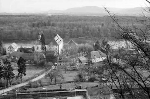Beuggen: Deutschordensschloss Beuggen, von oben