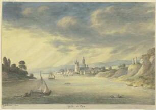 Ansicht von Eltville am Rhein