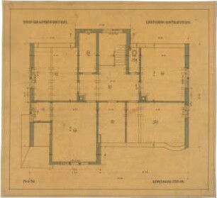 Billing, Hermann; Bretten, Heilbronnerstr. 3; Haus Dr. Gerber - Grundriss DG