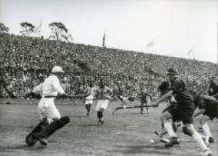 Hockeyfinale Indien-Deutschland bei den Olympischen Sommerspielen 1936