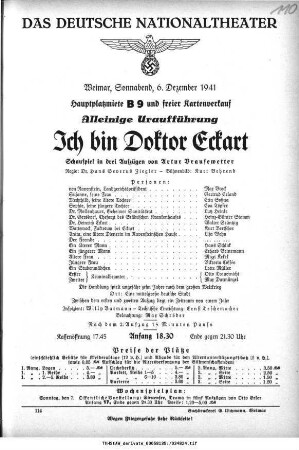 Ich bin Doktor Eckart