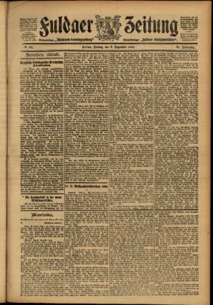 Zweite Ausgabe vom Freitag, den 08. Dezember 1905.