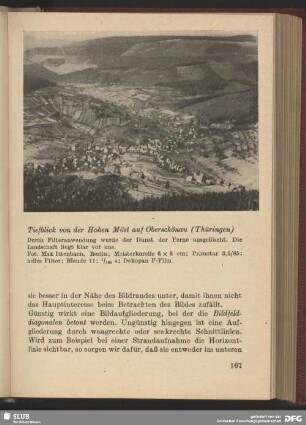 Tiefblick von der Hohen Möst auf Oberschönau (Thüringen)