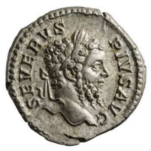 Münze, Denar, 209 n. Chr.