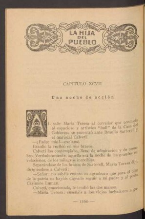 Capítulo XCVII - Una noche de acción