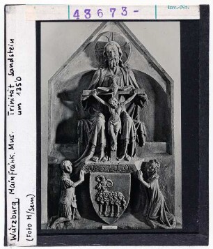 Würzburg: Mainfränkisches Museum (Luitpoldmuseum), Gnadenstuhl vom Bürgerspital