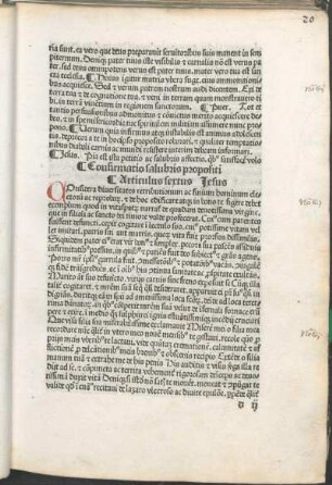 Confirmatio salubris propositi Articulus sextus Jesus