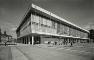 Dresden, Kulturpalast, Ansicht von Südwesten