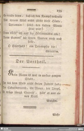 Der Vortheil