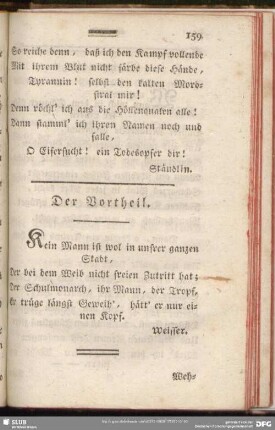 Der Vortheil