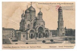 Warschau, Russische Kirche am Sachsen-Platz.
