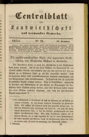 1835. No. 31. 30. October