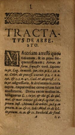 Tractatus Duo Methodici, Quorum usus in quotidiana praxi frequentissimus est, ad stylum fori Saxonici accommodati. I. De Arresto, praesertim Saxonico: II. De Privilegiis Creditorum