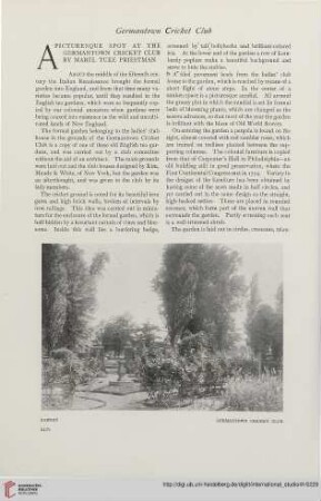 41.1910 = Nr. 162: A picturesque spot at the Germantown Cricket Club