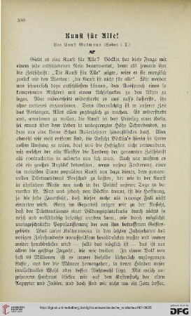 1: Kunst für alle!