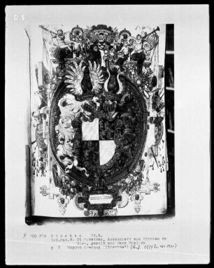 26 Motetten — Wappen der Herzogin Anna, der Gemahlin Herzog Albrecht 5.