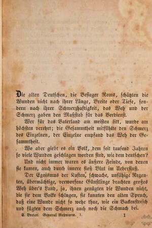 General Rosswurm : Historischer Roman, 1