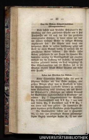 Ueber das Matschen der Rüben