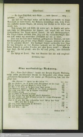 Eine merkwürdige Rechnung