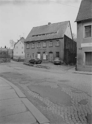 Hainichen, Oederaner Str., Bitumendeckschicht, Kleinpflaster